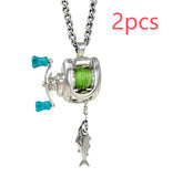Jewelry Set Quirky Personalized Mini Lure Necklace - Necklace / 2PCS
