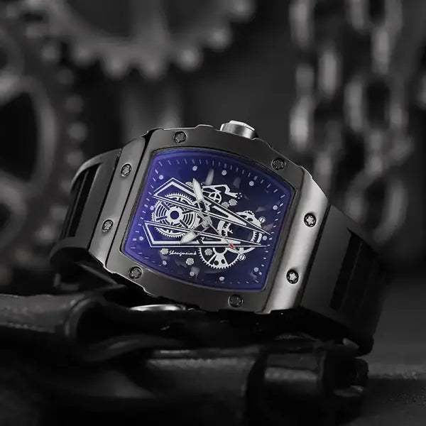Yolako Men Watches Fashion Sport Silicone Band Quartz Large Dial