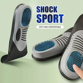 1 Pair Sports & Work Insoles – Thickened Breathable Odor-Resistant – Support Anti-Sprain Cushioning – Unisex Non-Slip
