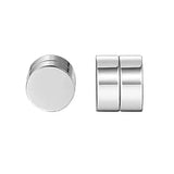 Crystal Strong Magnetic Ear Stud Clip Earrings for Men and Women - 6mm Style