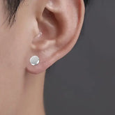 Crystal Strong Magnetic Ear Stud Clip Earrings for Men and Women