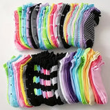 Valentine’s Day Heart Print Dress Socks 10 Pair Set - 15pairs random Color / One Size