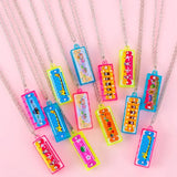 Mini Necklace Harmonica Bulk Packs for Children Birthday and Gifts