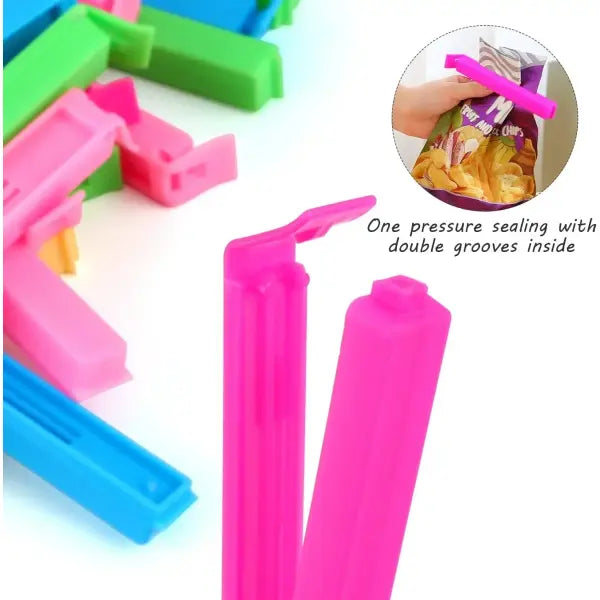 10 or 5pcs Portable Kitchen Storage Food Bag Clips