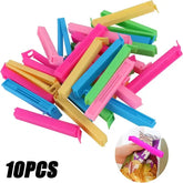 10 or 5pcs Portable Kitchen Storage Food Bag Clips - 10pcs 11cm