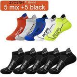 10 Pairs High Quality Socks Men’s Summer Man Short Socks Breathable Ankle Socks Cotton Sports Socks Black Thin Cut Run