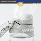10 Pairs High Quality Socks Men’s Summer Man Short Socks Breathable Ankle Socks Cotton Sports Socks Black Thin Cut Run