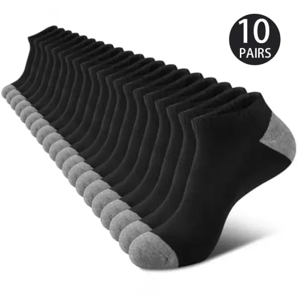 Women’s Casual Knit Middle Tube Socks Comfortable Breathable - 10 Pairs-2 / 10 PC