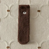 Women Cartoon Patterned Low Tube Socks - 1 pair brown / One Size