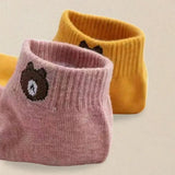 10 Pairs Women Cartoon Patterned Socks Trendy And Fashionable Versatile Socks Lightweight Breathable Comfortable Casual