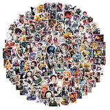 200pcs Cartoon Anime Demon Slayer Stickers for Laptop and Skateboard - 100PCS Demon Slayer