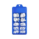 100pcs Fake Toenail Natural White Acrylic False Tips 1box