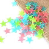 100Pcs/Set Stars Luminous Wall Stickers Glow In The Dark For Kids Baby Room Decoration Decals Colorful Star Home DIY