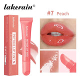 10ml Mirror Lip Glaze Moisturizes Jelly Lip Enrichment Oil Lasting Water Light Glass Lip Oil Remove Line Lip Protection