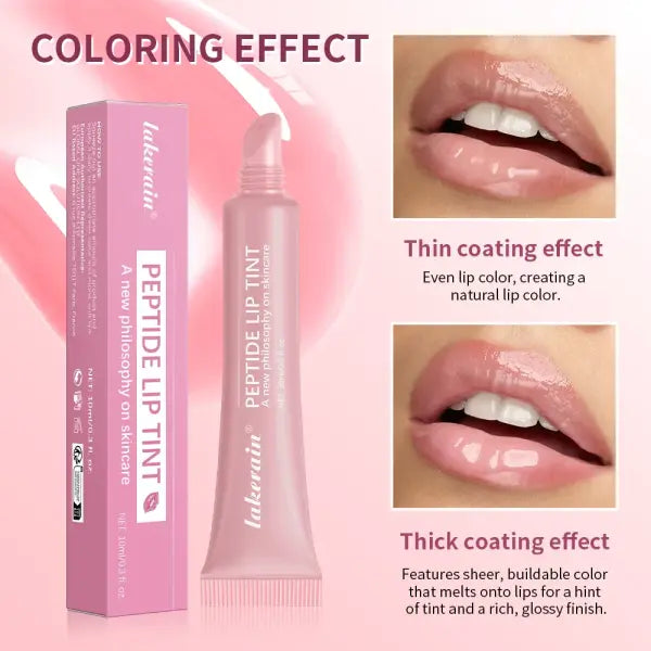 10ml Mirror Lip Glaze Moisturizes Jelly Lip Enrichment Oil Lasting Water Light Glass Lip Oil Remove Line Lip Protection