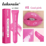 10ml Mirror Lip Glaze Moisturizes Jelly Lip Enrichment Oil Lasting Water Light Glass Lip Oil Remove Line Lip Protection
