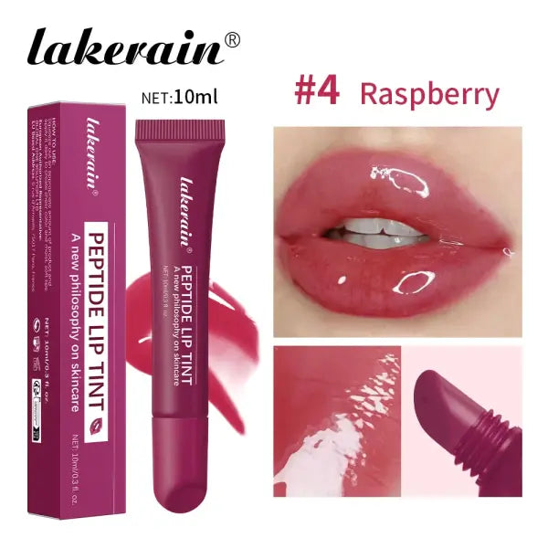 10ml Mirror Lip Glaze Moisturizes Jelly Lip Enrichment Oil Lasting Water Light Glass Lip Oil Remove Line Lip Protection