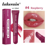 10ml Mirror Lip Glaze Moisturizes Jelly Lip Enrichment Oil Lasting Water Light Glass Lip Oil Remove Line Lip Protection