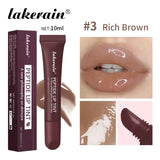 10ml Mirror Lip Glaze Moisturizes Jelly Lip Enrichment Oil Lasting Water Light Glass Lip Oil Remove Line Lip Protection