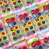 10 Piece Disney Spider-Man Superhero Stamps for Kids Party Favors - Spiderman