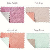 10-piece Microfiber Dish Cloths Multi Purpose Dishwashing Towels - Color random / 10pcs