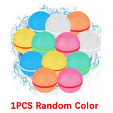 Magnetic reusable water balloons quick fill pool toys - 3PCS Random Color