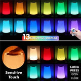 13-Color Changing Night Light LED Night Lamp with Remote Control - RGB Remote Control