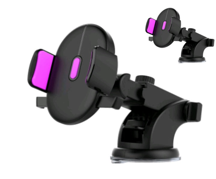 Car Phone Holder Long Rod Telescopic Car Dashboard Suction Cup Type - Hair Remover