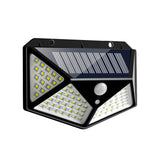 100LED Solar Waterproof Wall Lamp with Human Body Induction - 100 Lamp