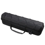 5-Slot Watch Case Hard Shell Black Travel Organizer - black