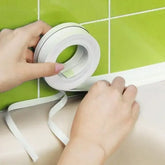 1pc Bathroom Waterproof Wall Stickers Sealing Tapes PVC Adhesive Sealing Strips Sink Edge Tape Kitchen Bathroom