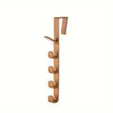 1pc Bedroom Door Hanger Clothes Hanging Rack Over The Door Plastic Home Storage Organization Hooks Purse Holder