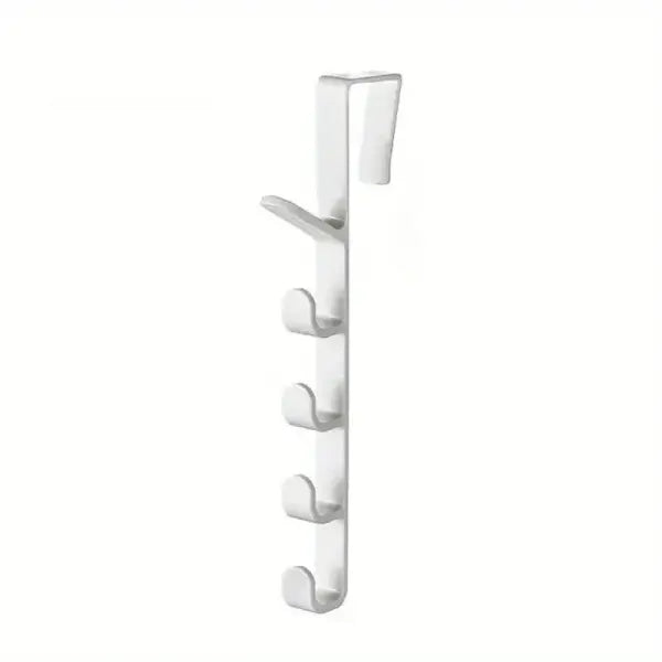 1pc Bedroom Door Hanger Clothes Hanging Rack Over The Door Plastic Home Storage Organization Hooks Purse Holder