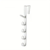 1pc Bedroom Door Hanger Clothes Hanging Rack Over The Door Plastic Home Storage Organization Hooks Purse Holder