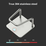 Stainless Steel Sink Sponge Rack Metal Kitchen Supplies Organizer - 2pcs