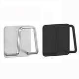 Stainless Steel Sink Sponge Rack Metal Kitchen Supplies Organizer - 2pcs
