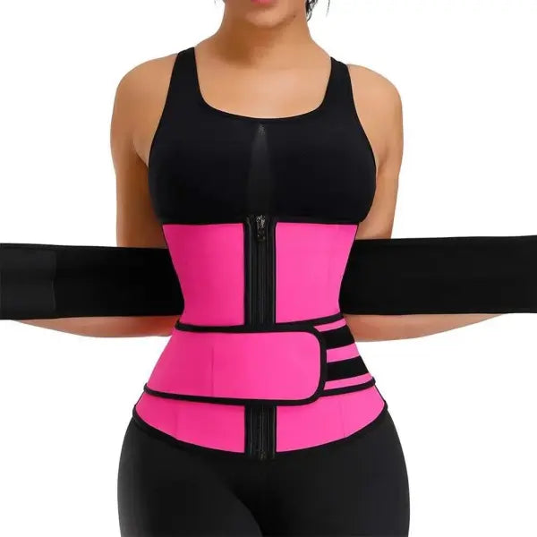 Unisex Waist Trainer Slimming Body Shaper Fitness Belt - MH / L