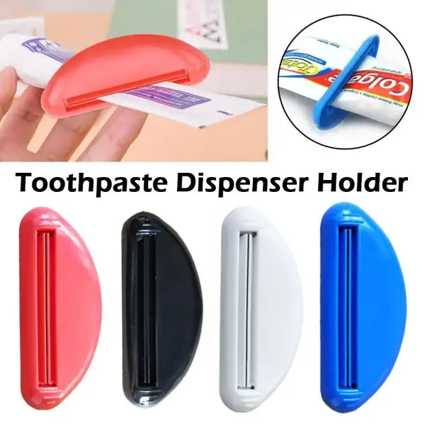 Manual Toothpaste Dispenser Plastic Extruding Clip for Unisex