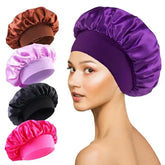 Satin Lined Bonnet Hair Wrap for Women (Soft Silk Satin) – Sleep Cap