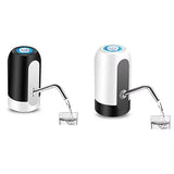 Water Bottle Pump USB Charging Plastic Auto Switch Hydration Tool - 2 pcs White-Black