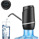 1pcWhite/Black Water Bottle Pump USB Charging Auto Switch Drinking Dispenser Charging One Click Auto Switch Drink Pump