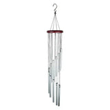 1piece 12 Tubes Aluminum Alloy Wind Chimes with Hook Gold/silver Bells for Outside Home Wedding Party Memorial