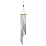 1piece 12 Tubes Aluminum Alloy Wind Chimes with Hook Gold/silver Bells for Outside Home Wedding Party Memorial
