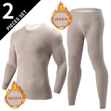 2/4 Pcs Men’s Solid Color Simple Autumn And Winter Thermal Underwear Comfortable And Casual Bottoming Underwear