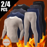 Men’s Polyester Spandex Knit Long Johns