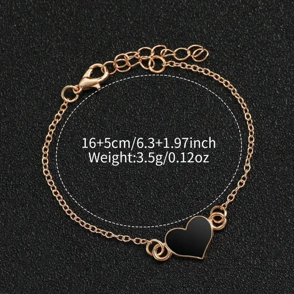 4PCS Fashion Arabic Dial Women’s Quartz Watch and Bracelet Set