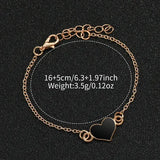 4PCS Fashion Arabic Dial Women’s Quartz Watch and Bracelet Set