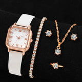 Fashion Minimalist Watch Luxury with Arabic Numeral Markers - black