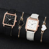 Fashion Minimalist Watch Luxury with Arabic Numeral Markers - black