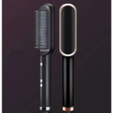 2 In 1 Hair Straightener Hot Comb with Negative Ion Technology - 2pcs A Black / US / With box - Hair Straightener